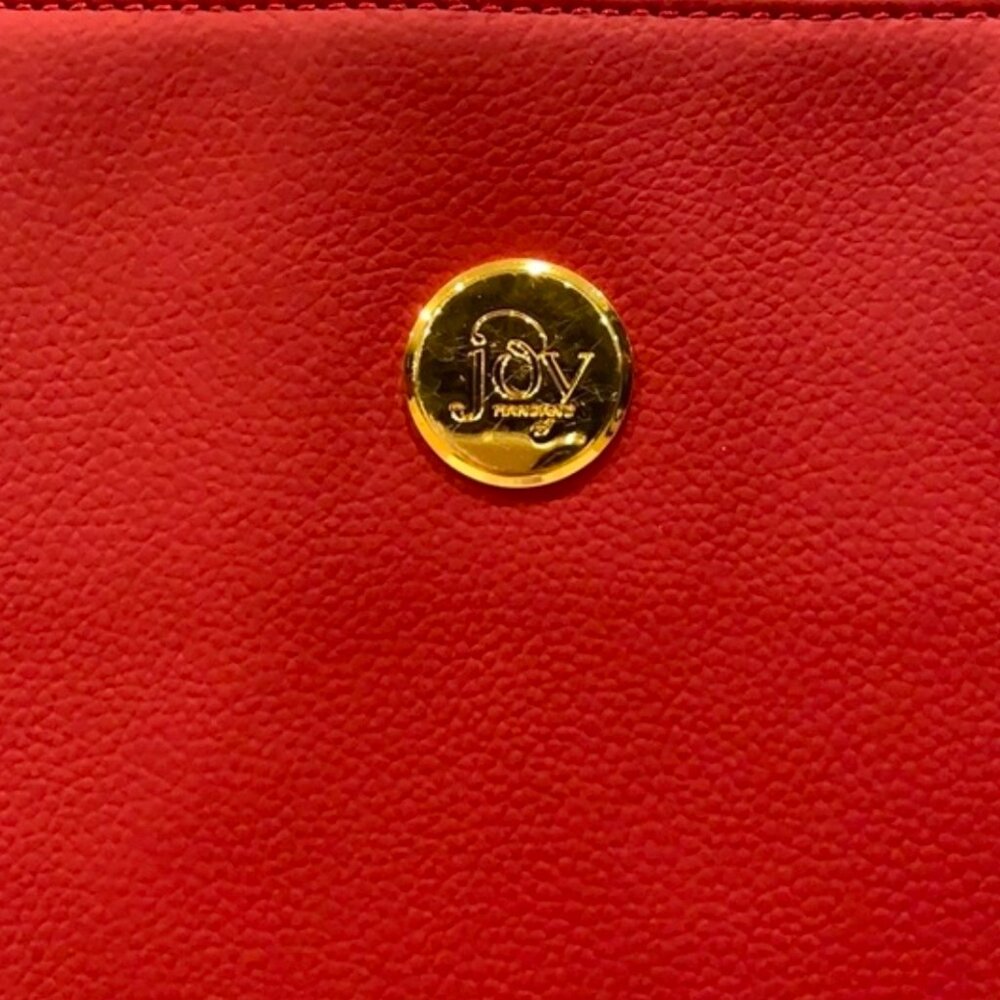 JOY Mangano Leather Double Decker Tote and Trifold Wallet With RFID Protection - Picture 7 of 15